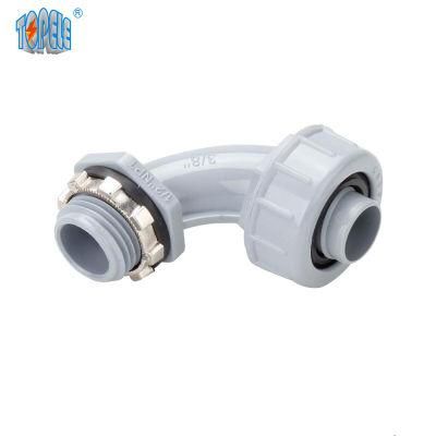 Liquid Tight Non-Metallic Flexible Conduit Fitting, 90 Degree Angle Type Elbow