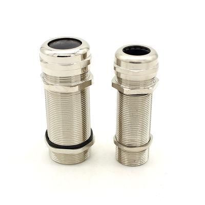 IP68 Metric Long Thread Brass Metal Cable Gland M36 *1.5