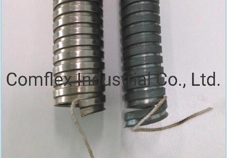 SS304 PVC Coated Stainless Steel Flexible Interlock Conduit, Explosion Proof Flexible Interlock Conduit%