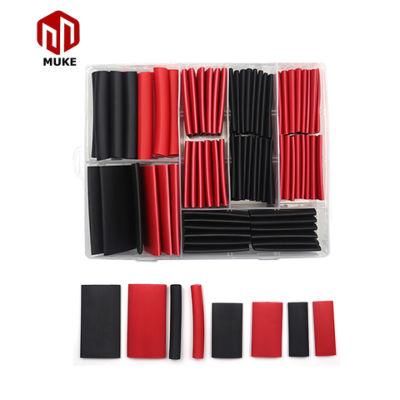 74PCS Heat Shrinkable Tube Insulation Tube with Glue