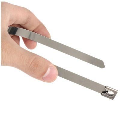 Natural Color Stainless Steel Cable Tie - Self Locking Metal Ties