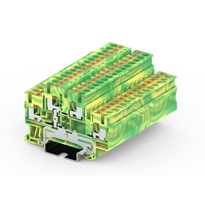 Push in Terminal Spring Quick Wiring DIN Rail Terminal