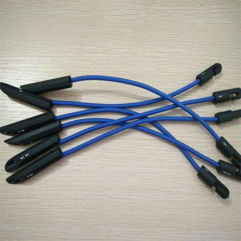 High Quality Strong Tarpaulin Rubber Ties Elastic Rubber Cord Bungee Cord Made in China