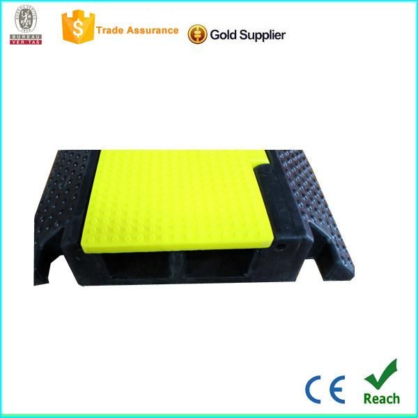 Two Channel Rubber Cable Protector Bridge with CE
