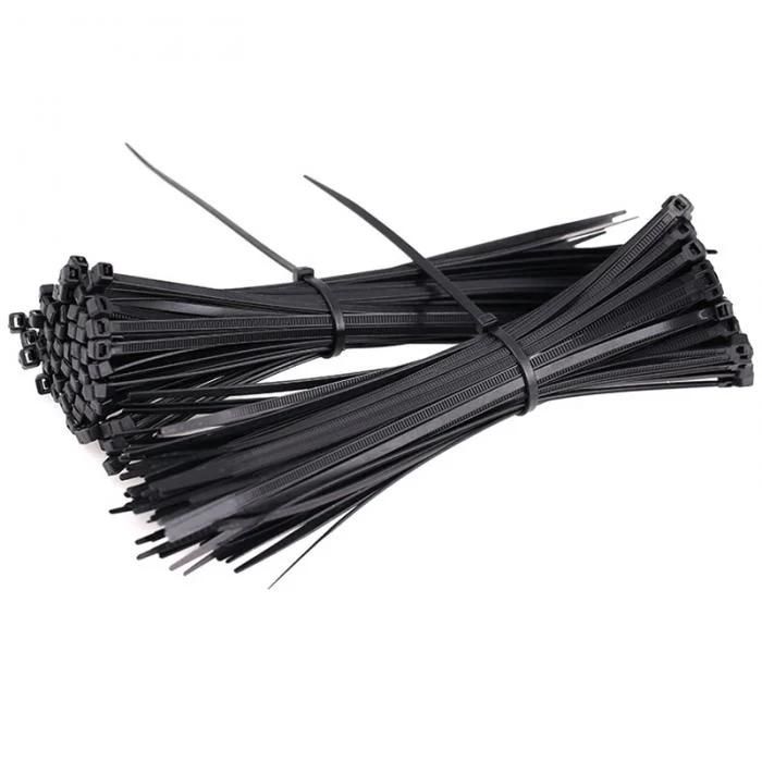 100 PCS Zip Fasten Wire Wrap ABS Plastic Cable Ties