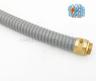 20mm Steel Galvanized PVC Coated Flexible Conduit / PVC Coated Gi Flexible Conduit