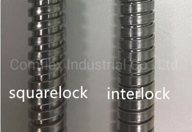 Stainless Steel Flexible Metal Interlock Conduits, High Quality Ss 304 Interlock Conduit Manufacturers%