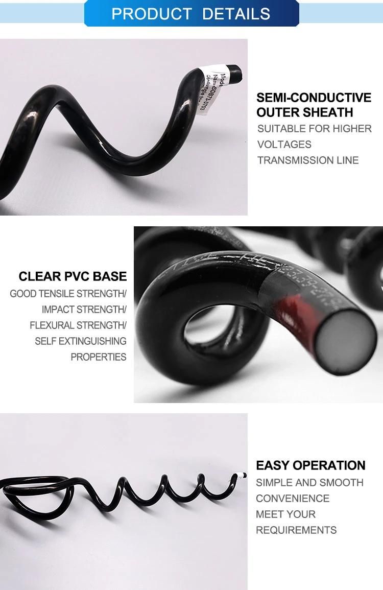 China Supplier Semi-Conductive Plastic Line Tie Top Tie