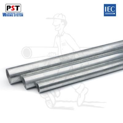 IEC61386 Galvanized Steel Electrical EMT Pipe 25mm Conduit Pipes