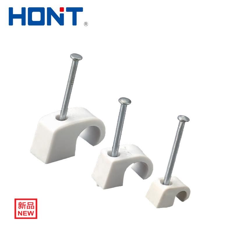 Nail Cable Clip Double Nail Flat Cable Clip