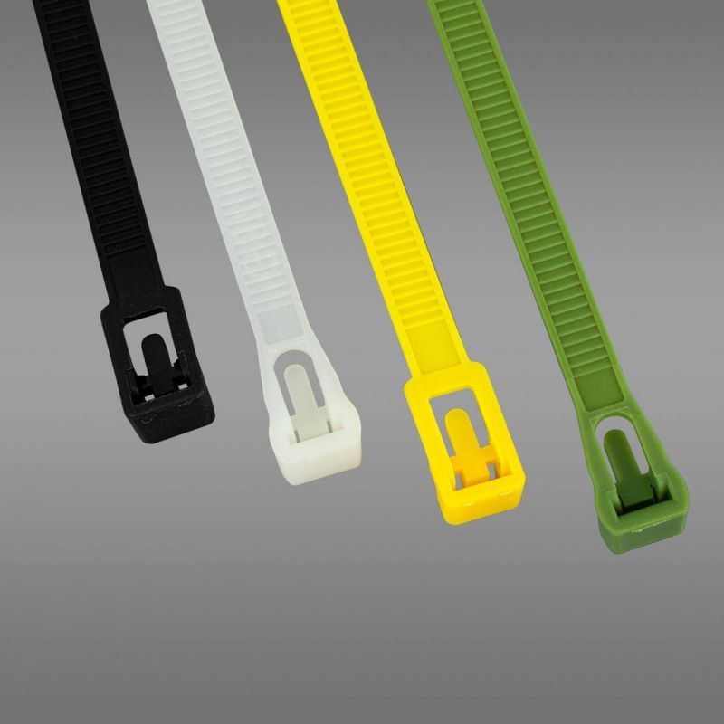 Nylon 66 PA66 Plastic Wire Straps Releasable Nylon Cable Tie