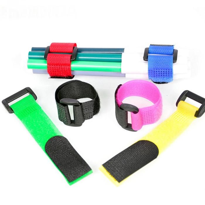 Customized Colored Nylon Hook & Loop Cord Cable Tie