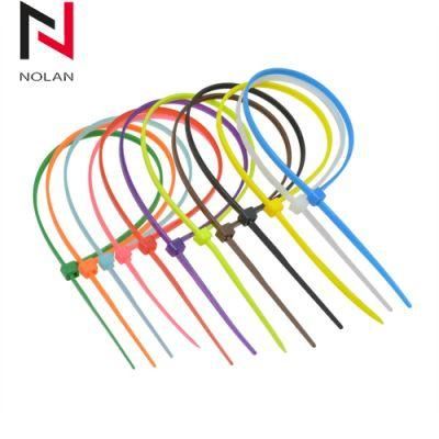 Lock Ties Wire Zip Nylon66 Plastic Fastener Professional Push Mount Self Locking Machine Nylon Cable Tie