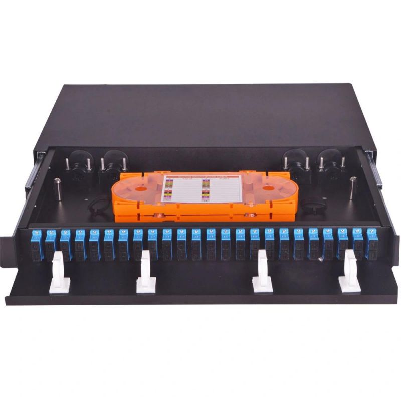 24 Core Wall Mount Optical Distribution Box Fiber Optic ODF