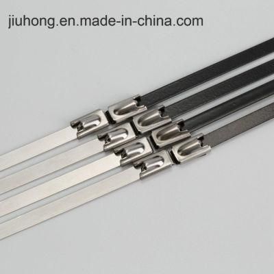 Black Stainless Steel Self-Locking Cable Ties