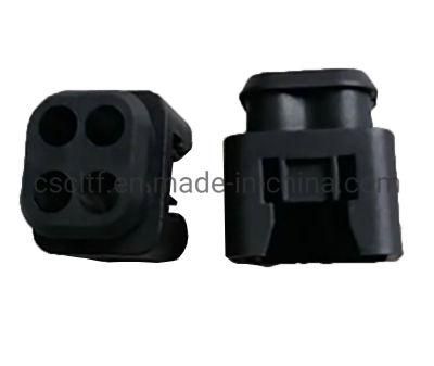 Black Color 4p Connector Male to Female Plug Automotive Waterproof Connector