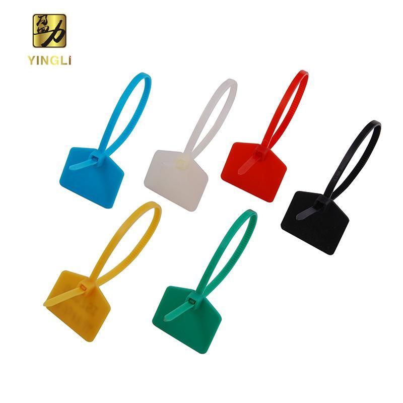 PA Disposable Nylon Label Cable Tie 12cm