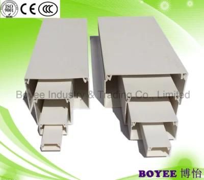 PVC Electrical Cable Wiring Channel PVC Gutter