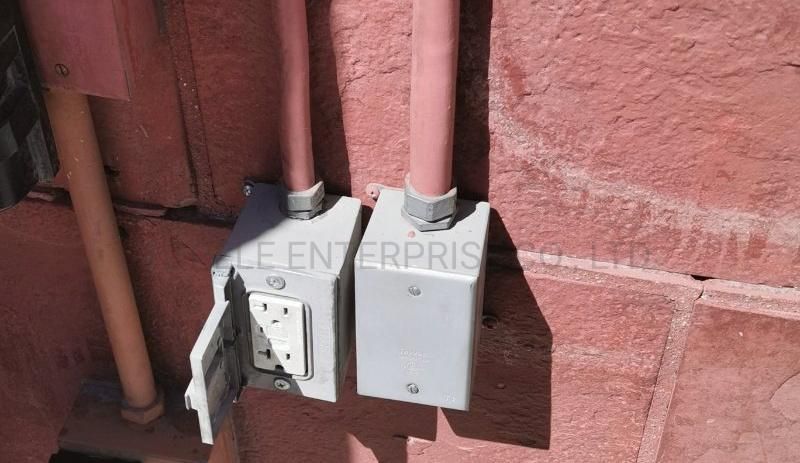 2 Gang Weatherproof Box/ Double Gang Weatherproof Outlet Box with 1/2" 3/4" Knockout