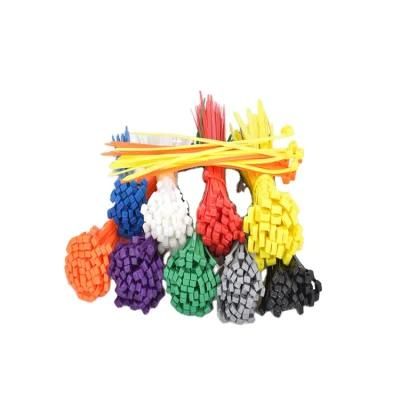 Igoto Et 4*500 Nylon 66 Multi Color Self-Locking Flexible Wire Cable Ties Zip Ties Nylon Cable Tie