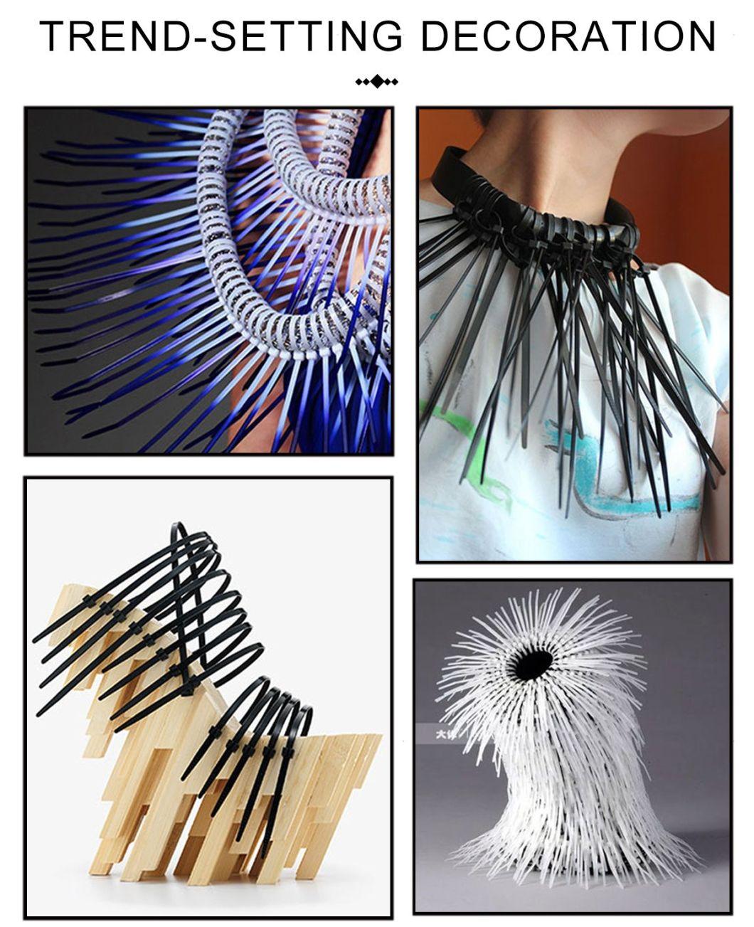 Custom Plastic Wire Self Locking Nylon Zip Tie
