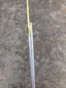 Glass Filament Braid Sleeve Hose Used in Protecting Cable Wire ISO9001