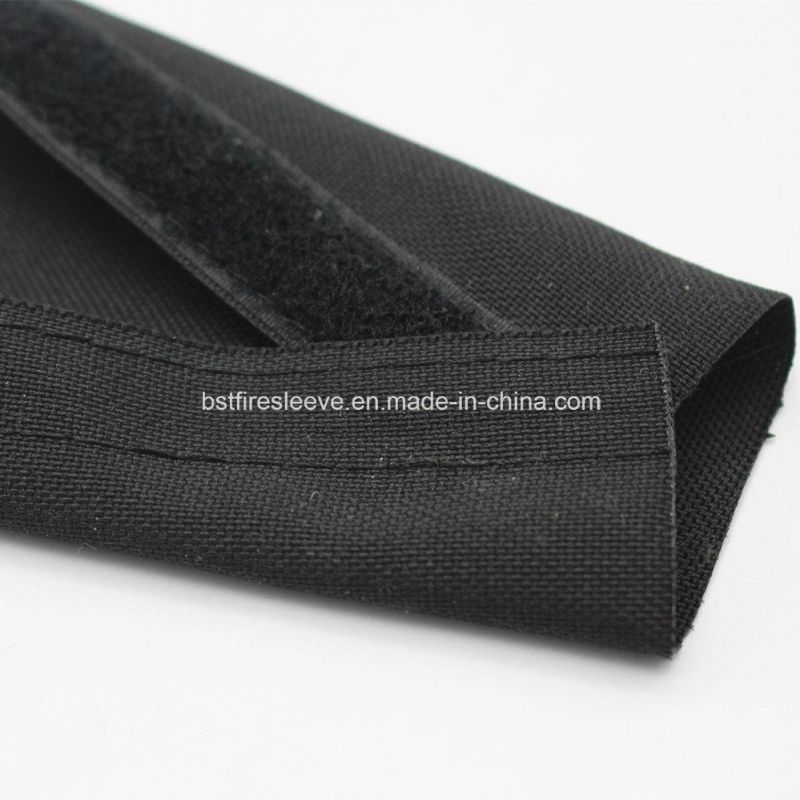 Black Abrasion Resistant Nylon Hose Sleeve Protection