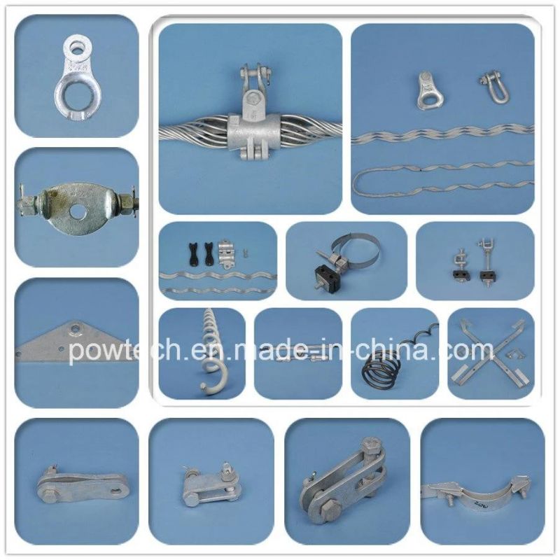 Tk Series Aluminum Alloy Suspension Clamp / ADSS /Opgw Cable Accessories