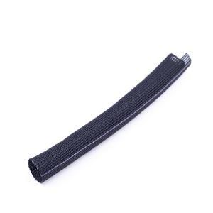 Self-Closing, Overlapping Edge Pet Monofilament and Multifilament Fibre Woven Ribbon Hoses Mechanical Protection