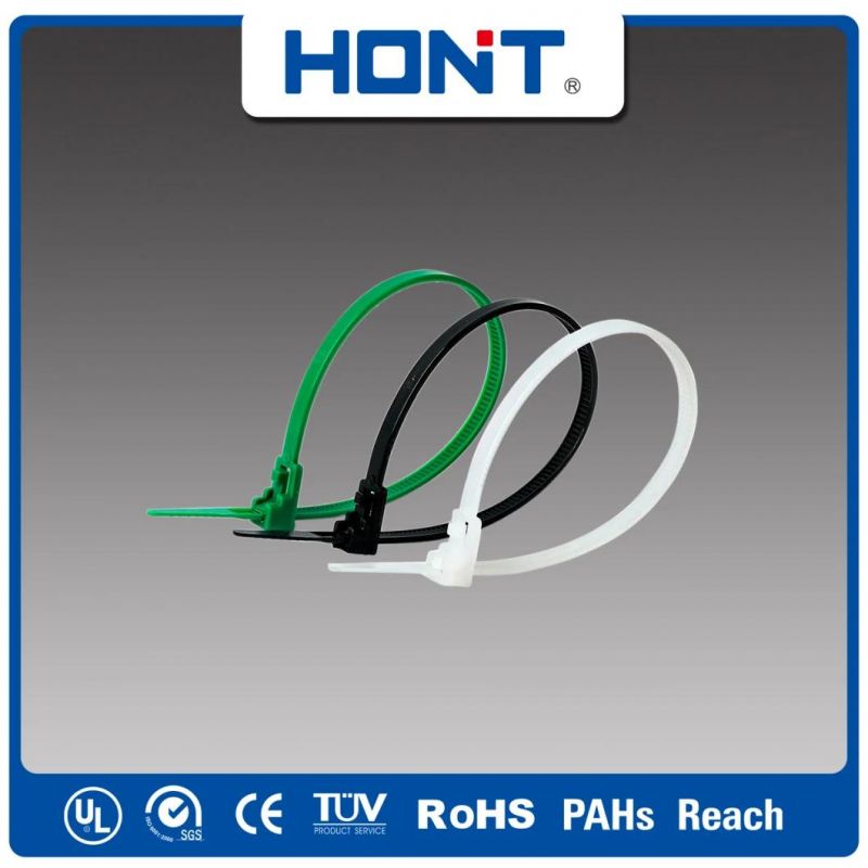 High Quality 4.8X200 Releasable Nylon Cable Ties with SGS