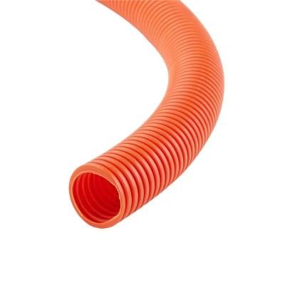 IEC61386 Certified Fire Retardant BS Standard PVC Corrugated Flexible Conduit Tubing