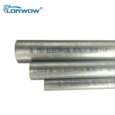 Galvanized Steel Pipe Gi EMT Conduit Steel Pipe