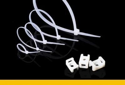 White Network Cable Ties Online Plastic Self-Locking Nylon Cable Tie