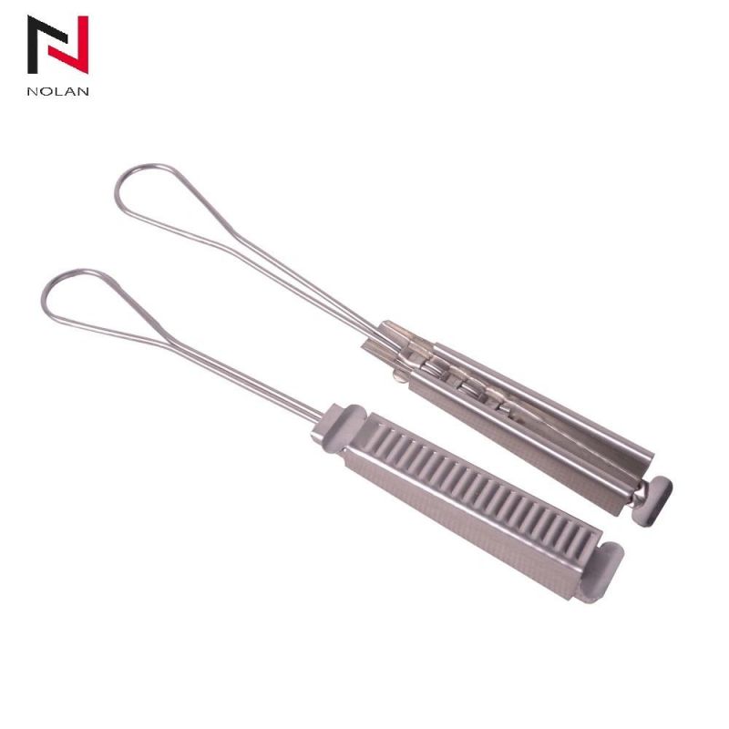 Stainless Steel Fiber Drop Cable Wedge Type Tension Clamp FTTH Suspension Clamp Odwac 22