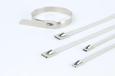 UL Listed Ball Lock Uncoated Stainless Steel Cable Tie