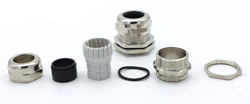 Jxljq Hot Sell Through Type Waterproof Brass Cable Gland