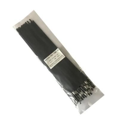 Cable-Tex 100 Pack of Releasable Cable Ties Tidy 200 X 8.0mm Black