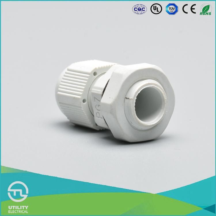 Utl Nylon Waterproof PA66 Pg Cable Glands with Rubber Seal and Nut