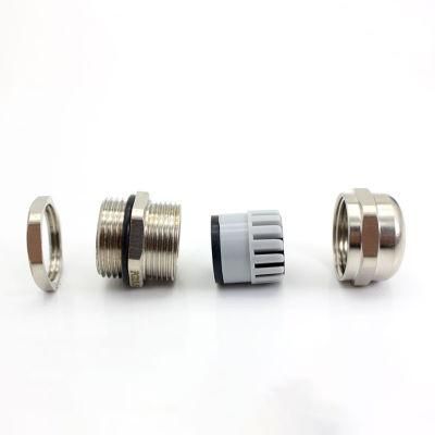 NPT2 1/2 Waterproof Brass Nickel Plated Gland