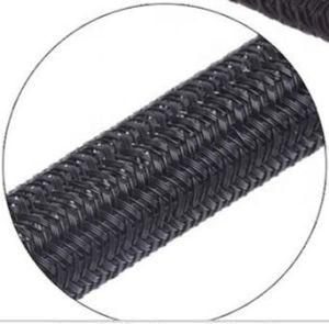 Self-Closing, Overlapping Edge Pet PA Filament Woven Ribbon Hose Protector for Automotive
