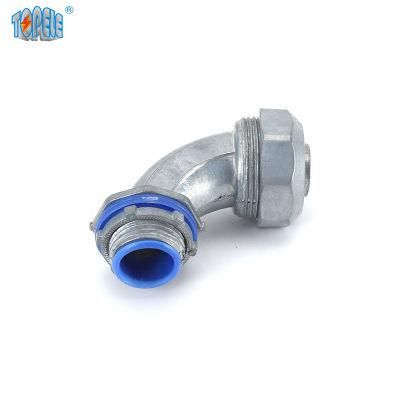 90 Degree Angle Liquid Tight Connector Flexible Connector UL Listed