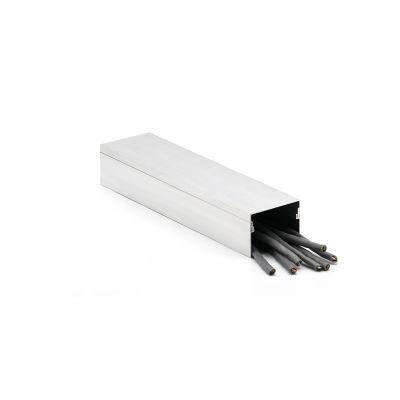 Jiangyin Mingyang Rectangle Aluminum Wiring Ducts Inner Trunk Cover Metal Tray Bends PVC Fireproof Cable Concealer Trunking