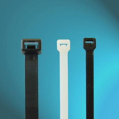 Black White Plastic Cable Ties Nylon Cable Ties Zip Tie with UL CE RoHS