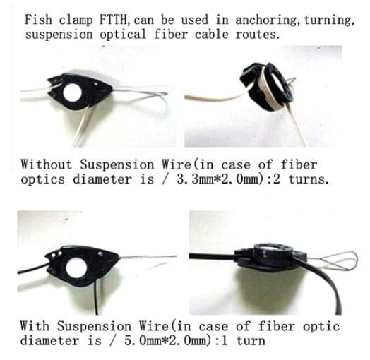 Best Quality ABS Plastic FTTH Clamp Fish