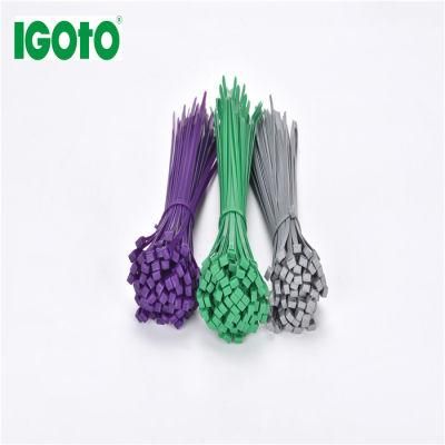 Not Easy to Get Plastic Nylon Cable Ties 250mm Releasable Black Zip Tie