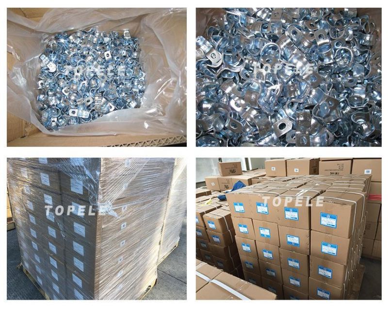 Steel Zinc Plated One Hole Straps for IMC/Rigid Conduit