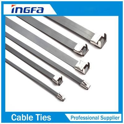 Wing Lock Type Metal Cable Ties with UL Ce RoHS