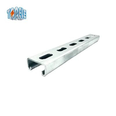 41X41 41X21 Strut Channel / C Channel Slotted Galvanized