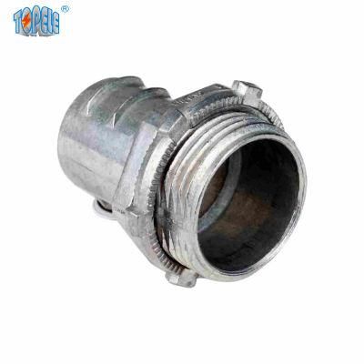 1/2&quot;-1&quot; Zinc Compression to Screw in Flex Connector