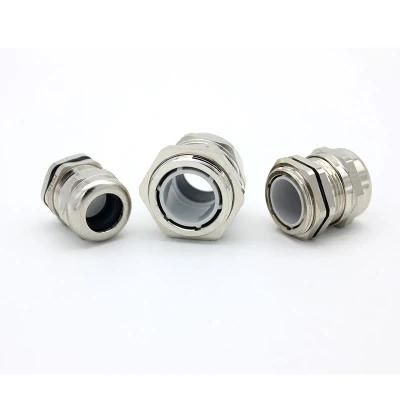 M18 Through Type Waterproof Brass Cable Gland
